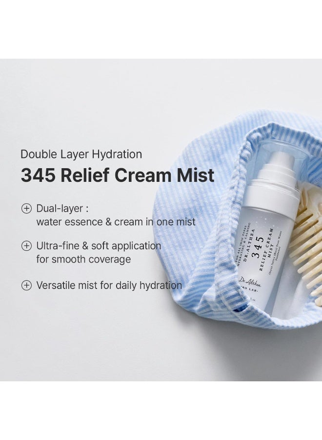 Dr.althea Dr. Althea Blemish Relief Duo | 345 Relief Cream 50ml + 345 Relief Mist 60ml | Soothing & Hydrating Skincare Set - Image 3